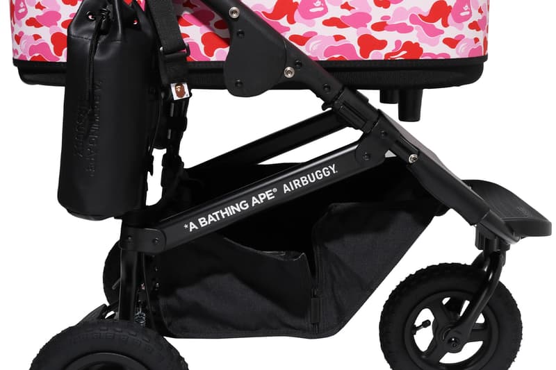 BAPE Teams up With AIRBUGGY This Christmas for New Pet Stroller reimagining bape iconic ABC camo pattern medium sized dogs pets breeds