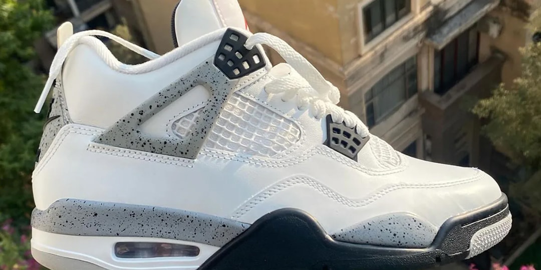 Closer Look at This Year's Air Jordan 4 "White Cement"