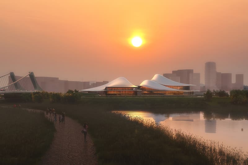 Zaha Hadid Architects Design Cao'e River Culture and Art Center Shaoxing China Announcement