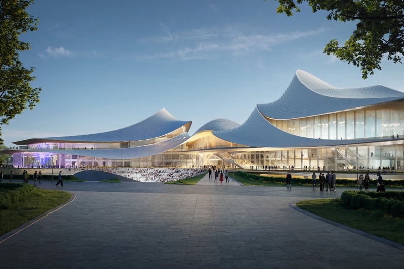 Zaha Hadid Architects Design Cao'e River Culture and Art Center Shaoxing China Announcement