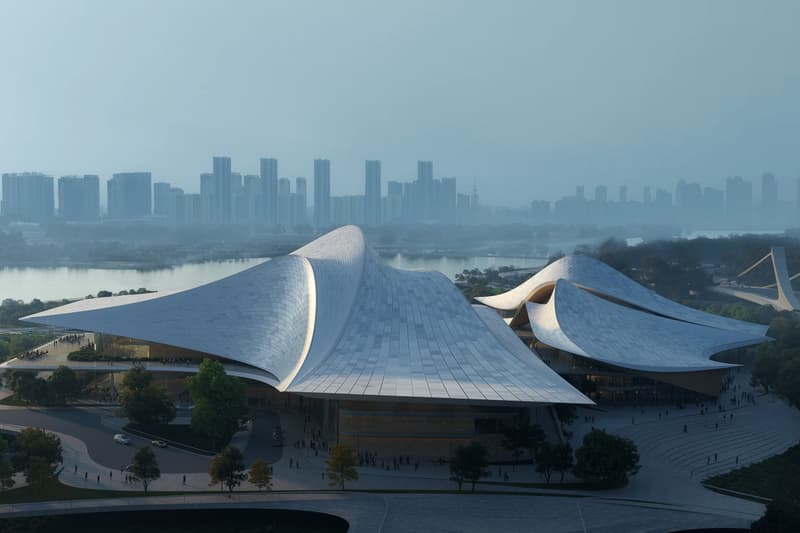 Zaha Hadid Architects Design Cao'e River Culture and Art Center Shaoxing China Announcement