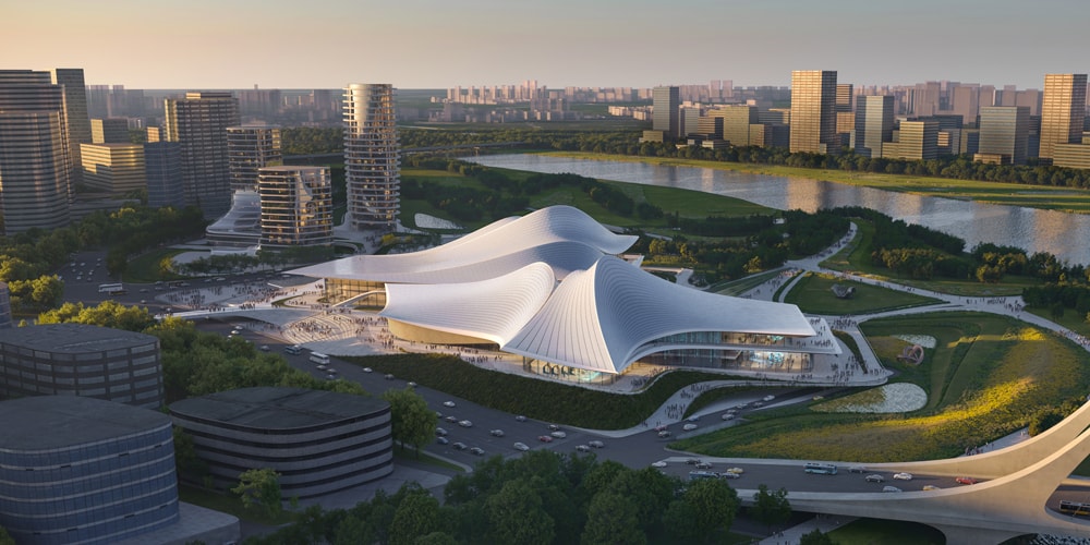 Zaha Hadid Architects видит будущее искусства и культуры вдоль реки Каоэ