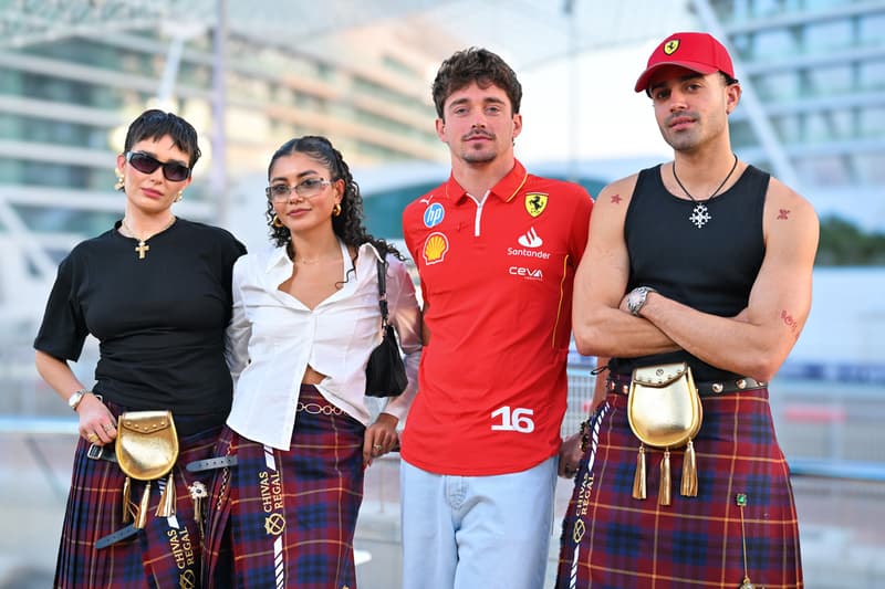 Chivas regal scuderia ferrari abu dhabi official team partner formula 1 party yas marina circuit w hotels charles leclerc tifosi behind the scenes partnership I rise we rise