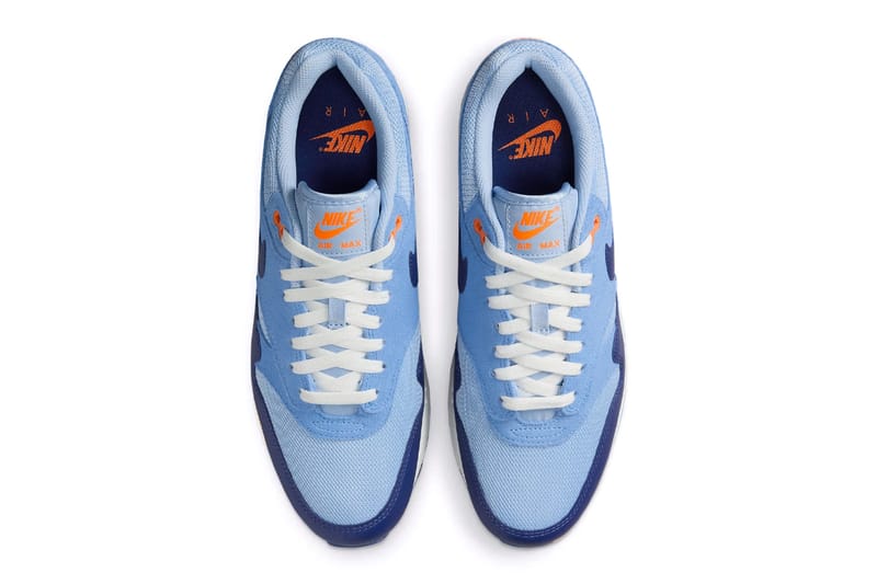 nike air max 1 blue and orange