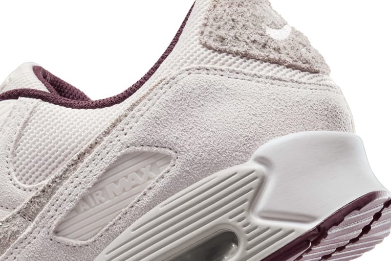 burgundy and pink air max 90