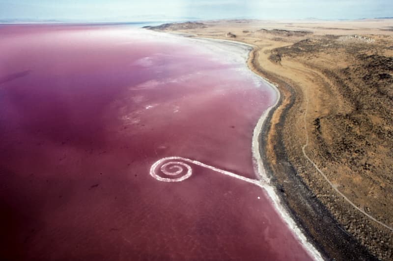 Spiral Jetty Joins National Register of Historic Places Robert Smithson Utah Rozel Point Art Artworks