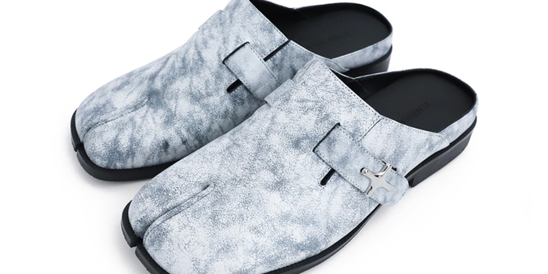 TOMBOGO Dips Its Tabi Swiper Mule in "Graphite White"