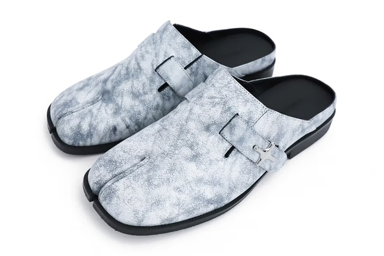 TOMBOGO Dips Its Tabi Swiper Mule in "Graphite White"