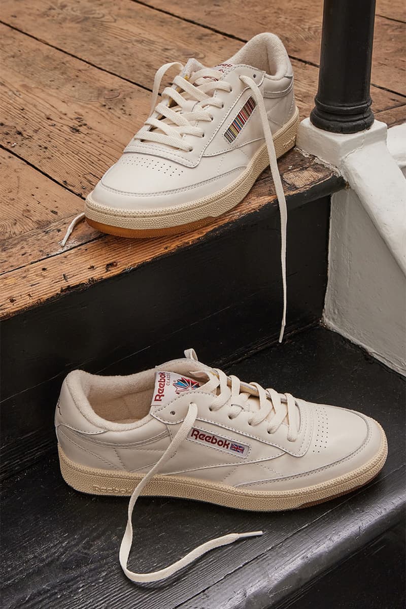 Paul Smith x Reebok Unveil New Club C 85 Vintage Colorways collab drop release info price 