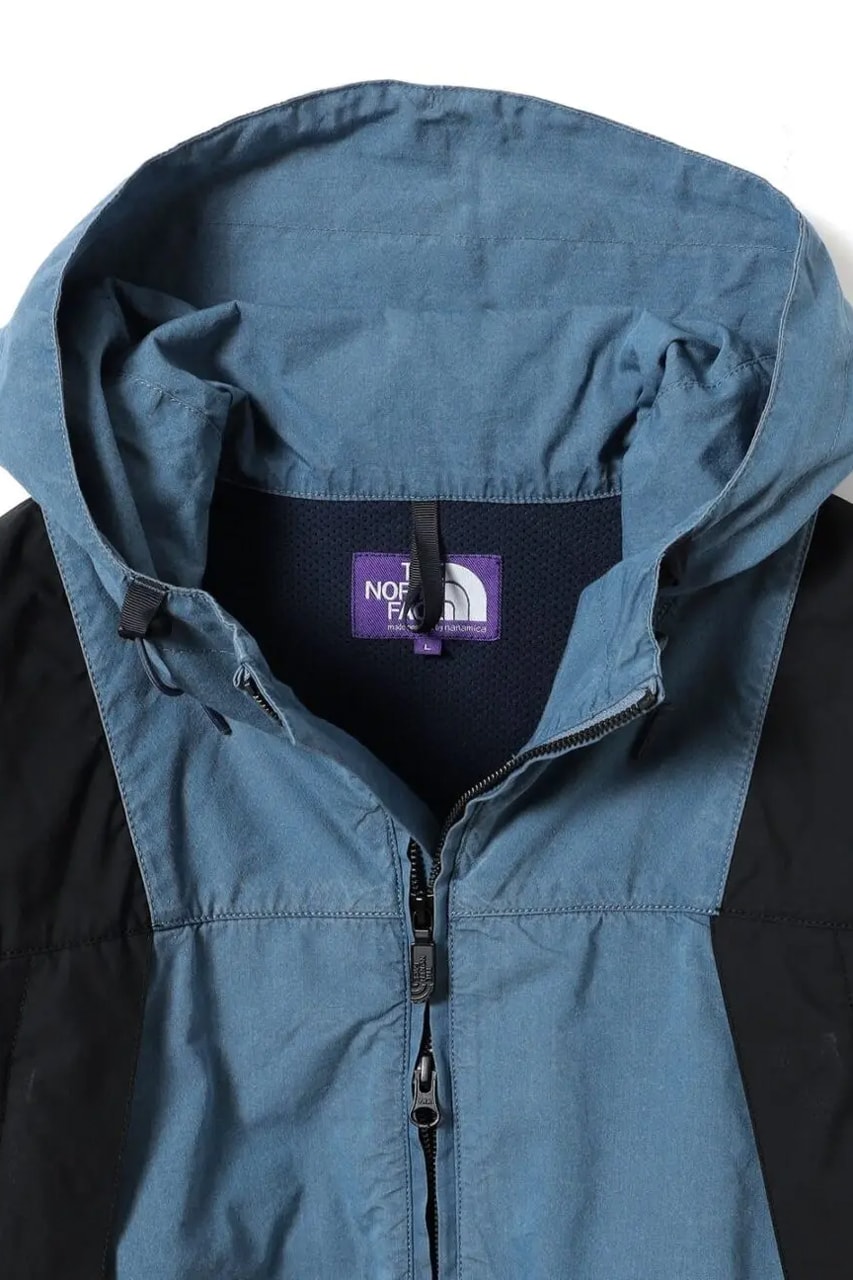 beams the north face japan purple label indigo field mountain parka spring summer 2025 official release date info photos price store list buying guide