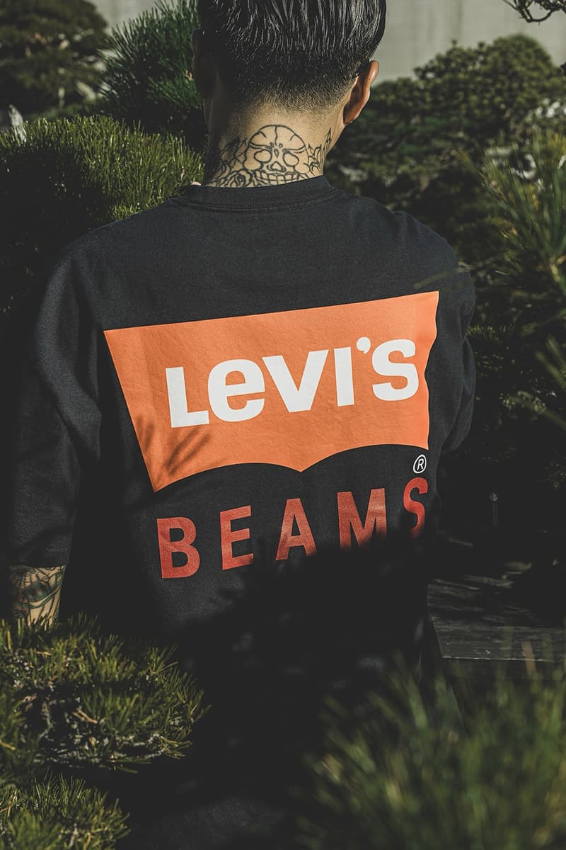 Levi's and BEAMS Team Up for a "Super Wide Collection" Collaboration denim jeans jackets lot 506xx