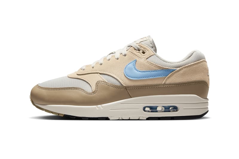 nike sportswear air max 1 light bone psychic blue sneakers FZ5808 009 official release date info photos price store list buying guide