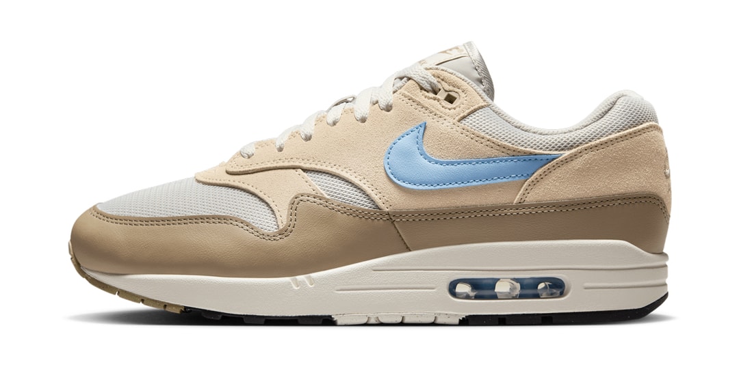 The Nike Air Max 1 "Light Bone/Psychic Blue" Is Ready for Spring