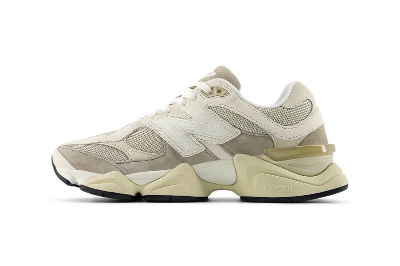 New Balance 9060 "Oatmeal" U9060JBC release info nb chunky dad shoes oatmeal white suede