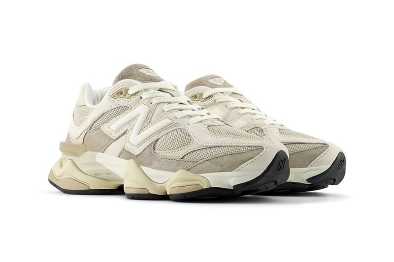 New Balance 9060 "Oatmeal" U9060JBC release info nb chunky dad shoes oatmeal white suede