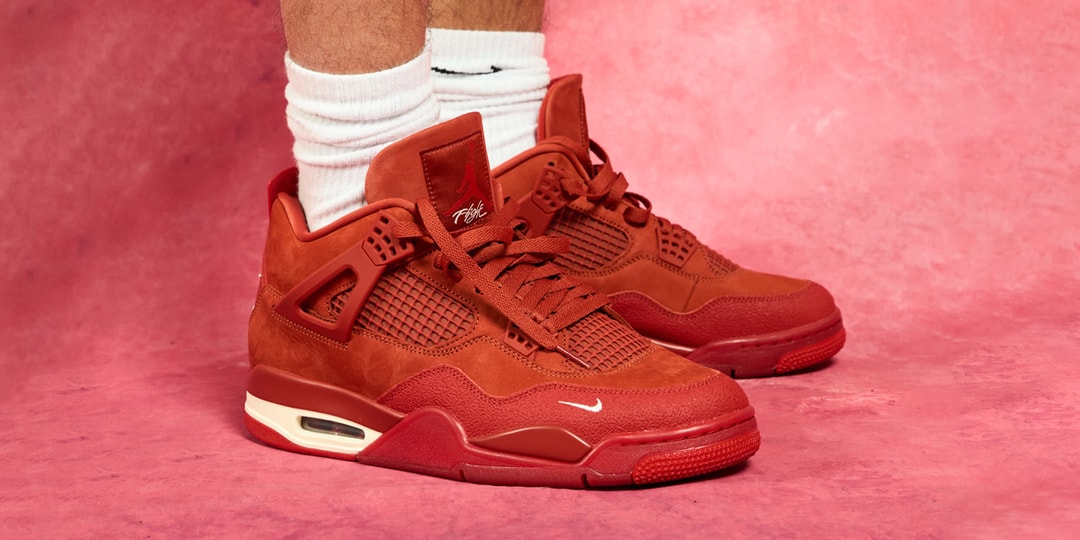 Official On-Foot Look at the Nigel Sylvester x Air Jordan 4 "Brick By Brick"