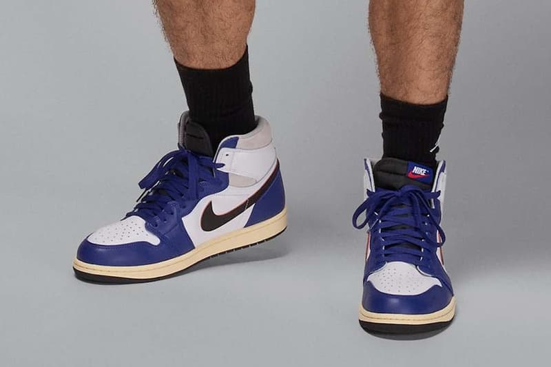 First Look at the Air Jordan 1 High OG Rare Air “Deep Royal Blue” DZ5485-100 release info White/Black-Neutral Grey-Deep Royal Blue-Muslin spring 2025 april high tops jordan brand michael jordan jumpman