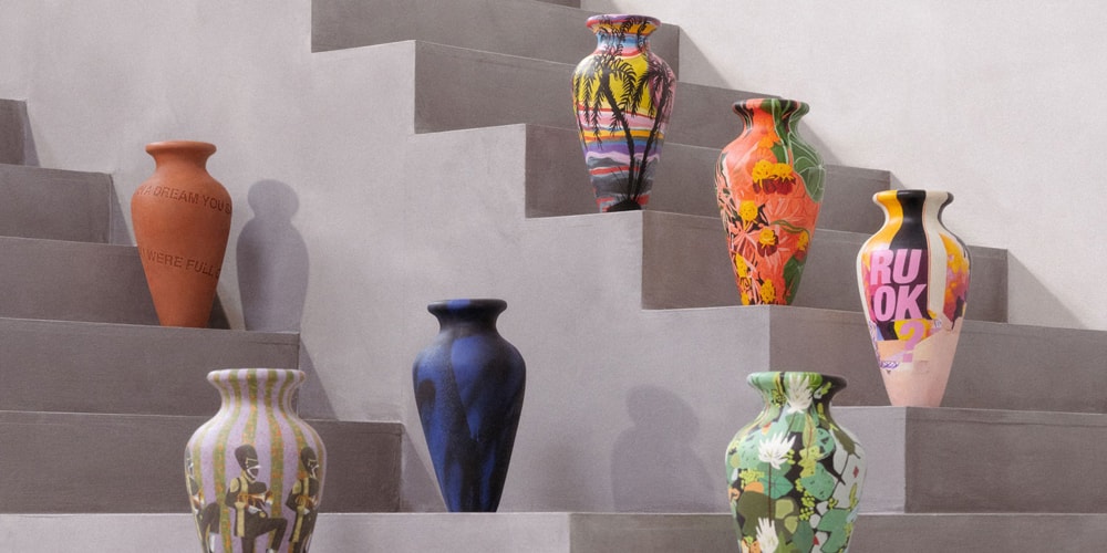 Classical Meets Contemporary in Hand-Painted Artist Amphorae Collection