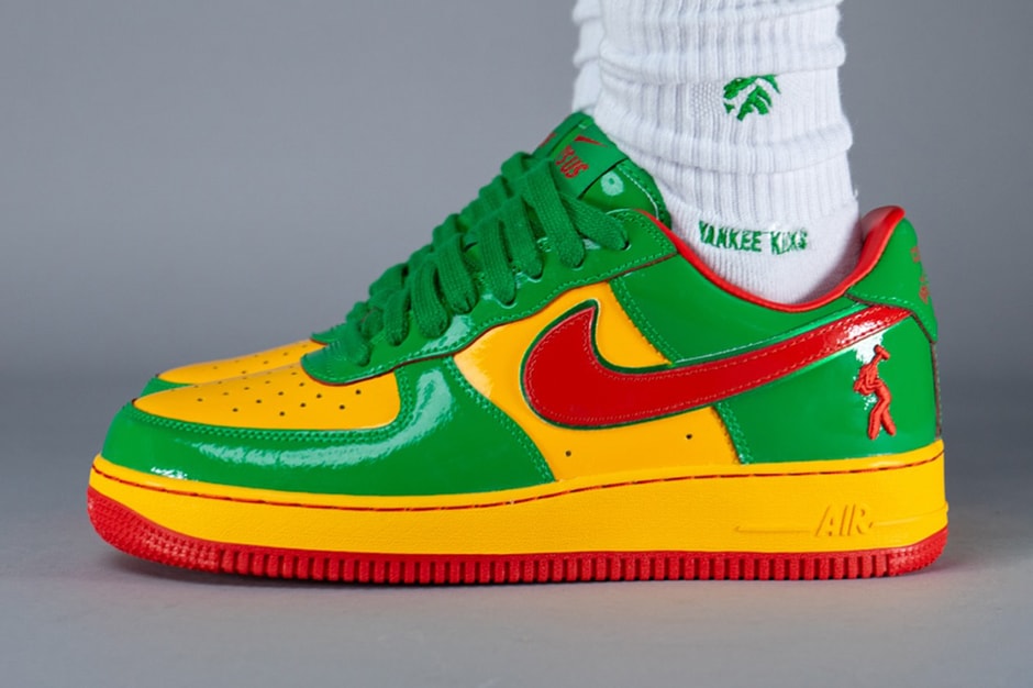 On-Foot Look at the Lil Yachty x Nike Air Force 1 Low "Lucky Green"