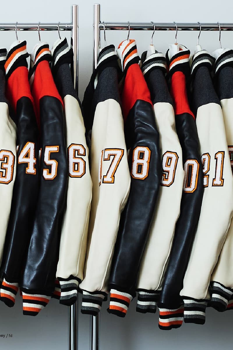 WIND AND SEA Delivers Lineup of Numbered Letterman Jackets disney collab release info drop price