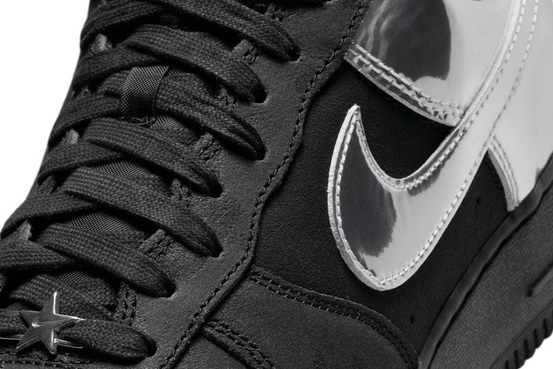 Nike's Air Force 1 Low "All-Star" Black Metallic Silver Release Date Info