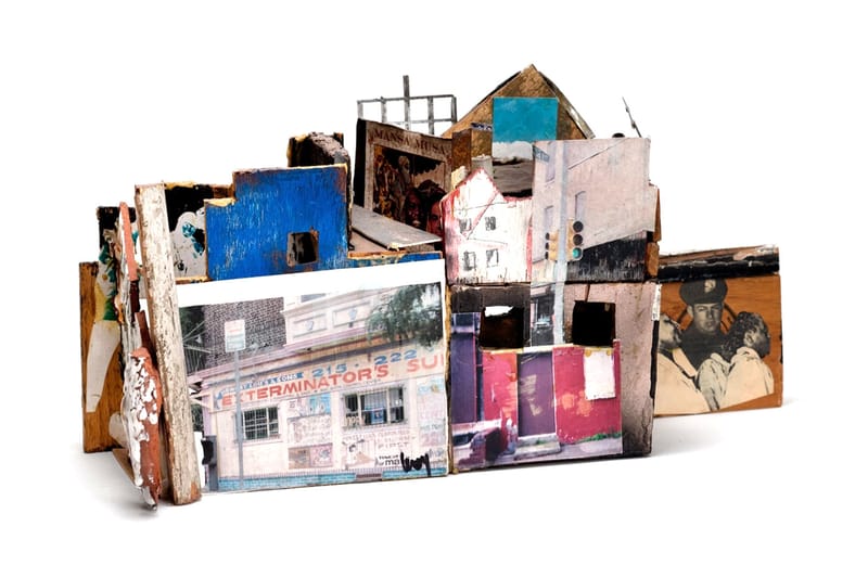 Leroy Johnson Redefines Architectural Forms with Mixed-Media Houses