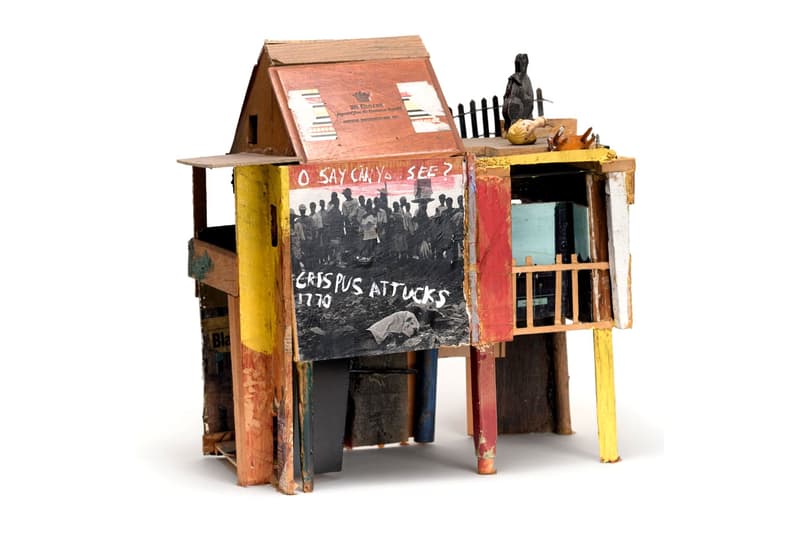 Leroy Johnson Mixed-Media Houses Exhibition Margot Samel Gallery NYC Info