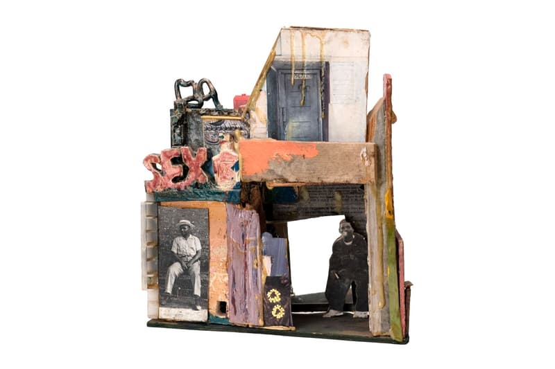 Leroy Johnson Mixed-Media Houses Exhibition Margot Samel Gallery NYC Info