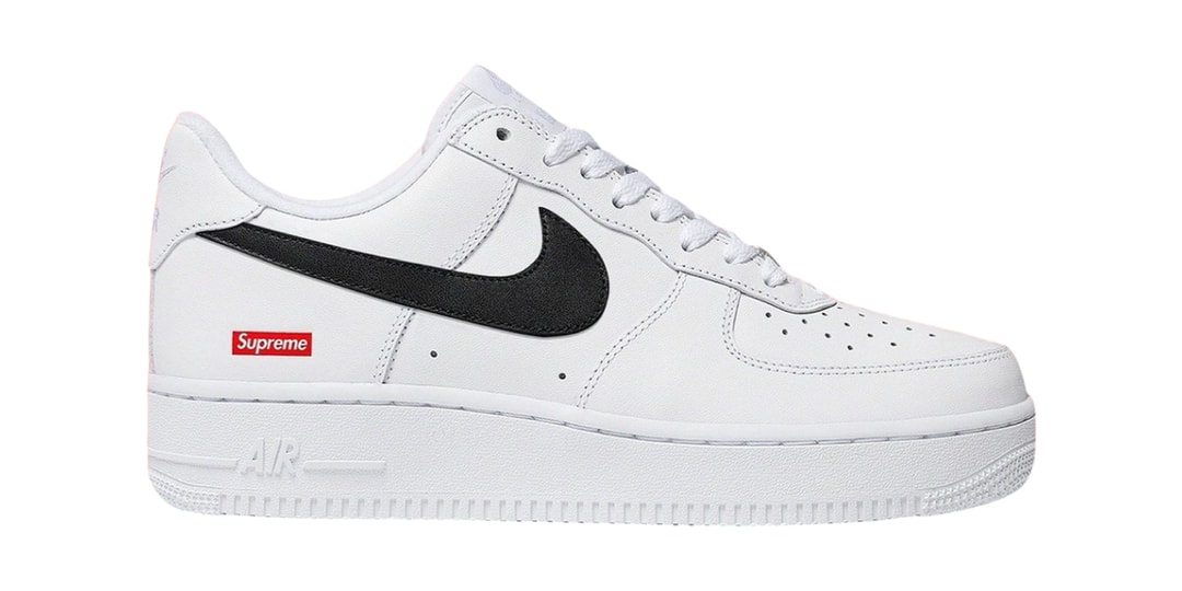 Supreme x Nike Air Force 1 Low "White/Black" and "Black/White" Rumored To Be Dropping Next Fall