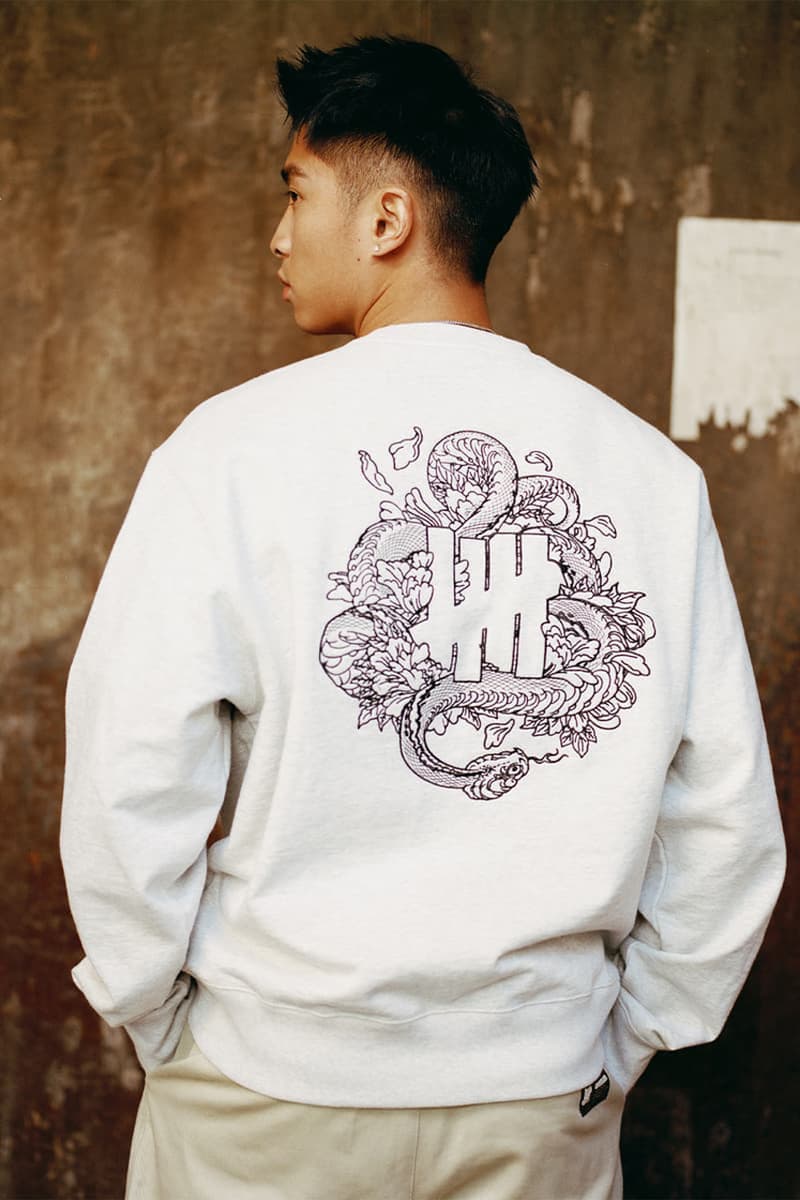 UNDEFEATED Taiwan Goes Golden in Lunar New Year Capsule release info gold snake wealth energy price jacket embroidered motif work shirt peony