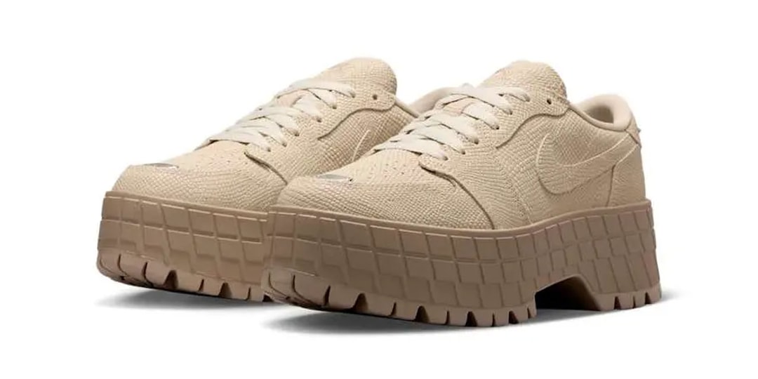 Air Jordan 1 Brooklyn Low Lands in Texturized “Rattan” Pattern