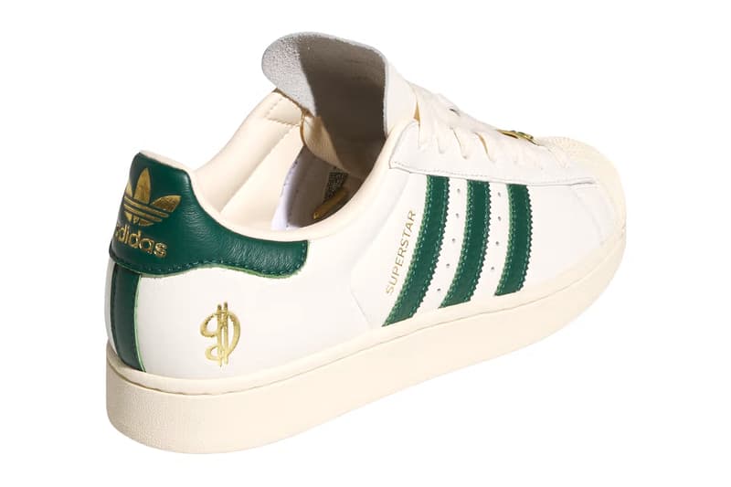 Official Look at the Damian Lillard x adidas Superstar dame time milwaukee bucks green white nba