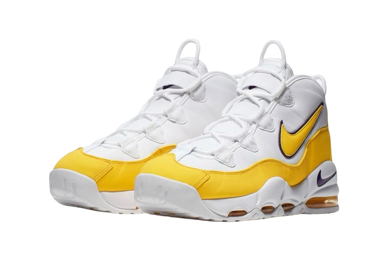 nike air max uptempo lakers