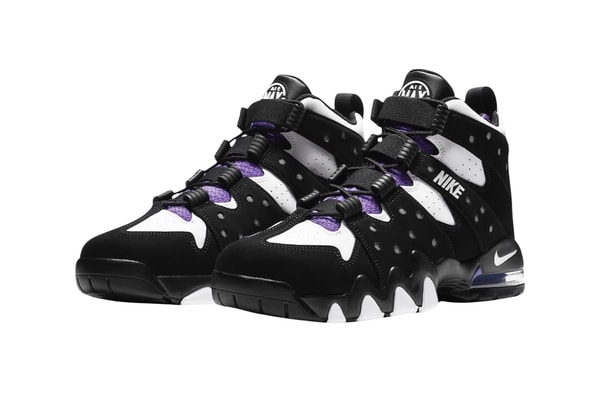 Nike Air Max2 CB 94 "Black/Purple" CZ7871-001 Black/Pure Purple-White re-release return info charles barkley phoenix suns nba basketball
