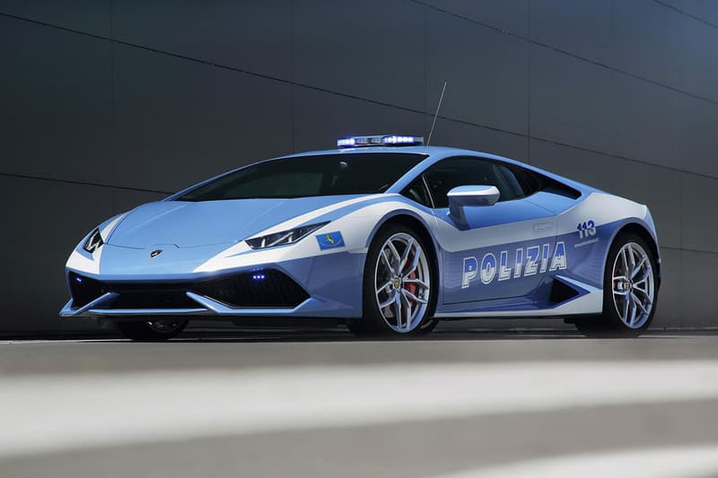 Lamborghini 20 Years Collab Italian State Police Info