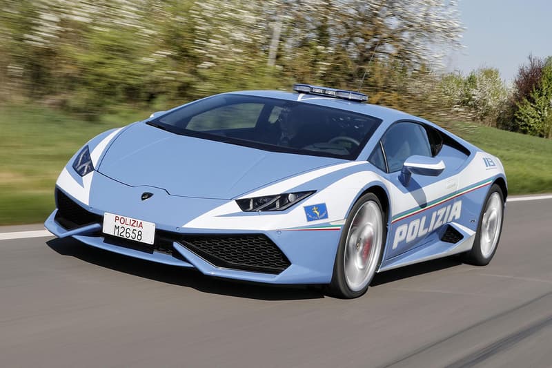 Lamborghini 20 Years Collab Italian State Police Info