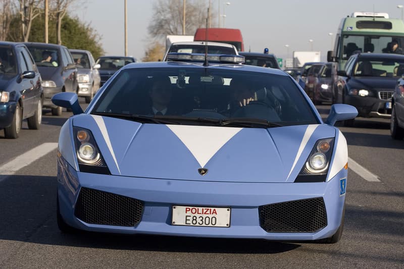 Lamborghini 20 Years Collab Italian State Police Info