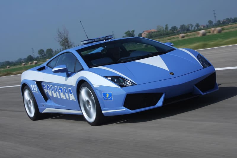 Lamborghini 20 Years Collab Italian State Police Info