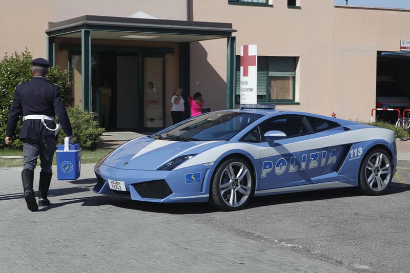 Lamborghini 20 Years Collab Italian State Police Info