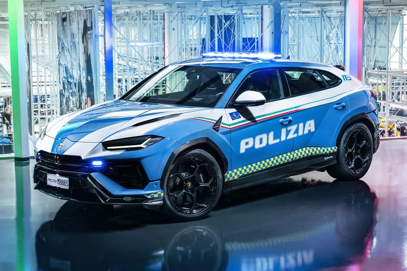 Lamborghini 20 Years Collab Italian State Police Info