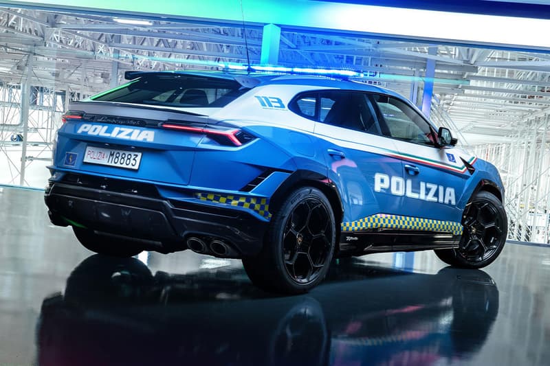 Lamborghini 20 Years Collab Italian State Police Info