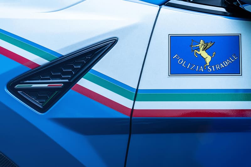 Lamborghini 20 Years Collab Italian State Police Info