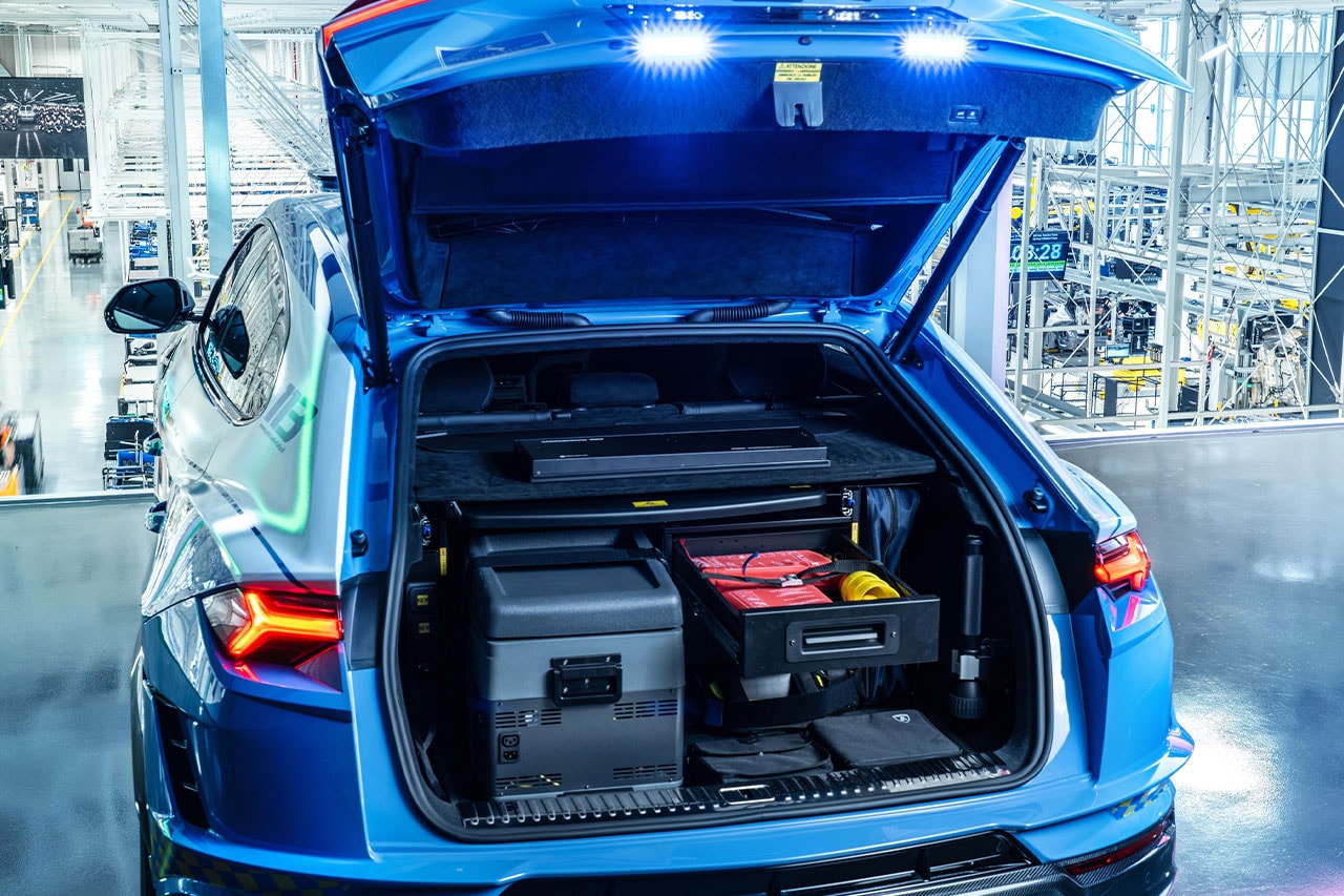 Lamborghini 20 Years Collab Italian State Police Info