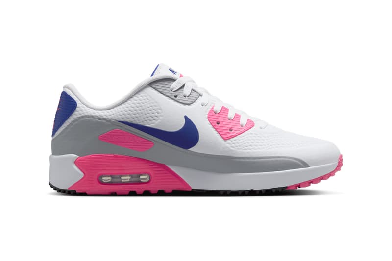 nike air max 90 golf laser pink royal pulse blue hv9305 100 hv9305 101 release date price info list store guide