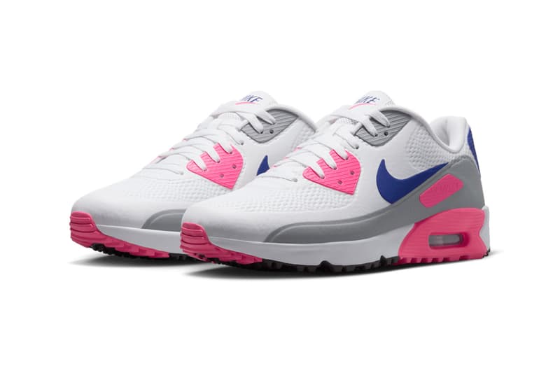 nike air max 90 golf laser pink royal pulse blue hv9305 100 hv9305 101 release date price info list store guide