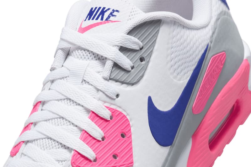 nike air max 90 golf laser pink royal pulse blue hv9305 100 hv9305 101 release date price info list store guide