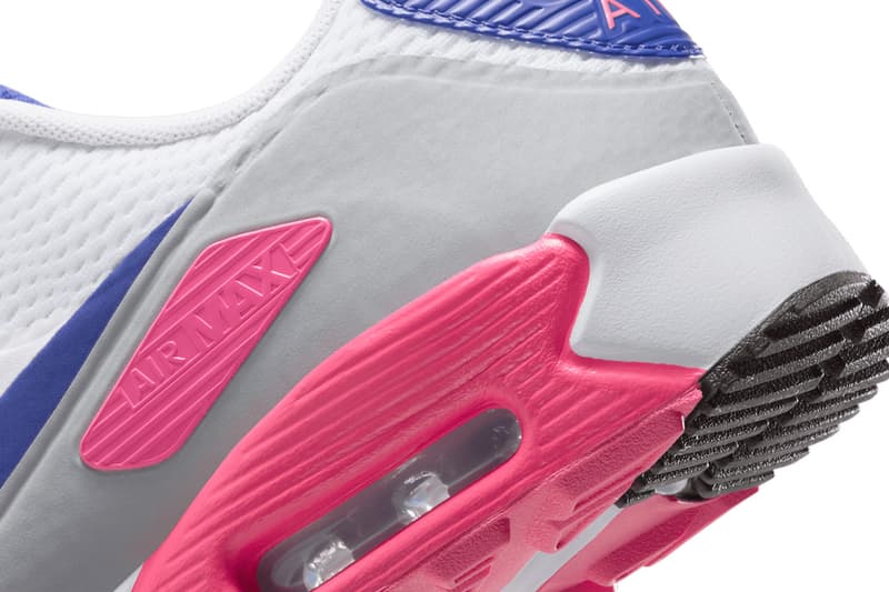 nike air max 90 golf laser pink royal pulse blue hv9305 100 hv9305 101 release date price info list store guide