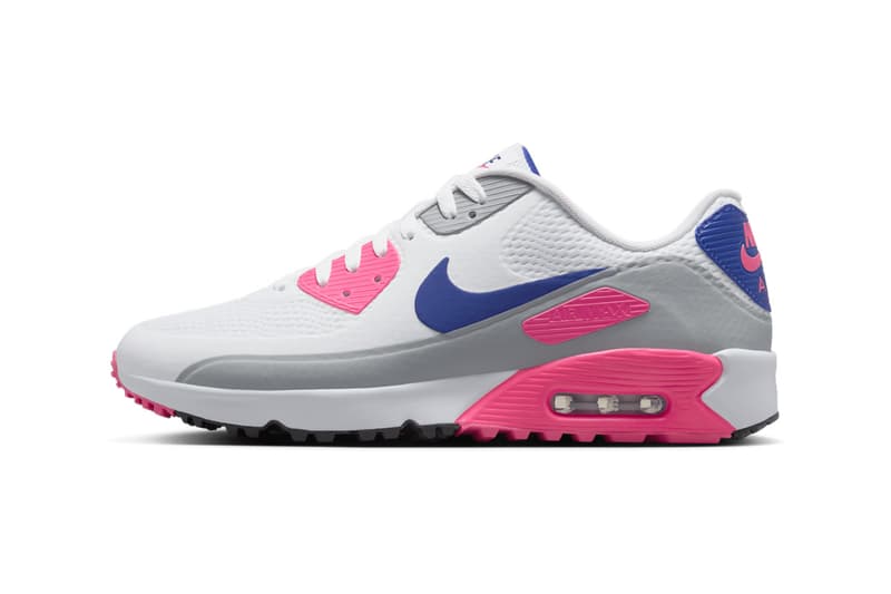 nike air max 90 golf laser pink royal pulse blue hv9305 100 hv9305 101 release date price info list store guide