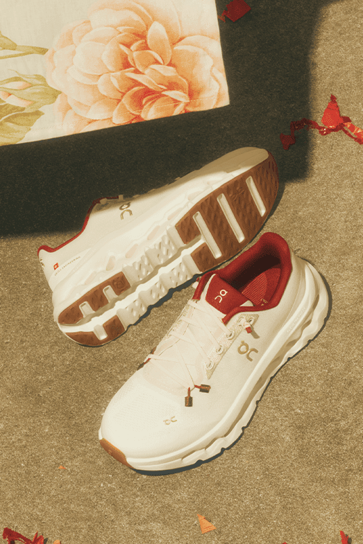 On's Cloudtilt Channels the Year of the Snake release info running brand lunar new year red gold white lightweight sneaker shoe