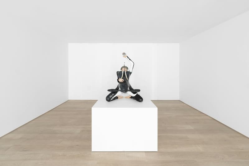 David Altmejd's 'Prélude Pour Un Nouvel Ordre Mondial' Envisions Anthropomorphic Beings Exhibition Xavier Hufkens Sculpture Drawing